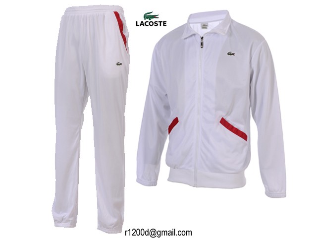 survetement lacoste homme pas cher