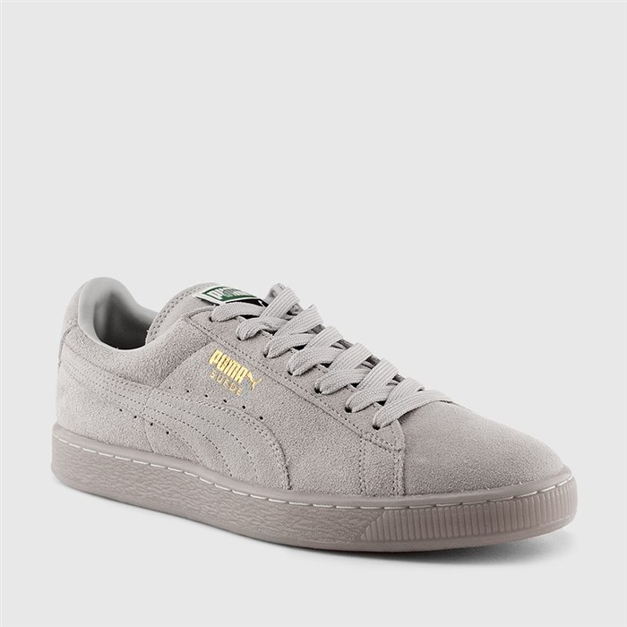 puma suede gris blanc